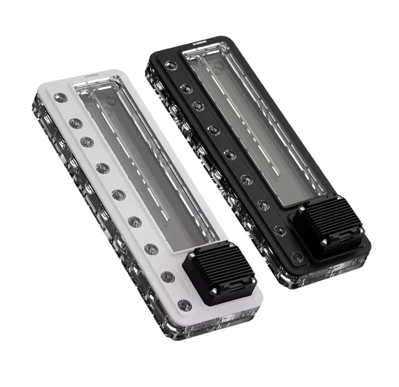 Integrated Pump Reservoir Distro Plate - ถังเก็บน้ำปั๊ม AIO แบบรวม 17W พร้อมแผ่นกระจายน้ำอเนกประสงค์ สำหรับระบบระบายความร้อนด้วยน้ำในคอมพิวเตอร์พีซี