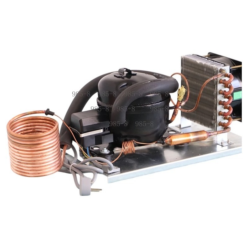 Chiller Water Cooling System Pc - เครื่องทำความเย็นขนาดกะทัดรัด 220V QD30W ระบบทำความเย็นด้วยคอมเพรสเซอร์ขนาดเล็ก, เครื่องทำความเย็นแบบพกพาสำหรับ PC
