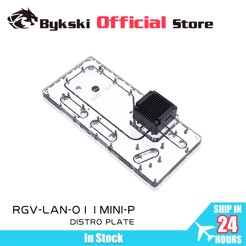 Distro Plate Ddc Pump Combo - BYKSKI RGV-LAN-O11MINI-P Water Cooling System Waterway