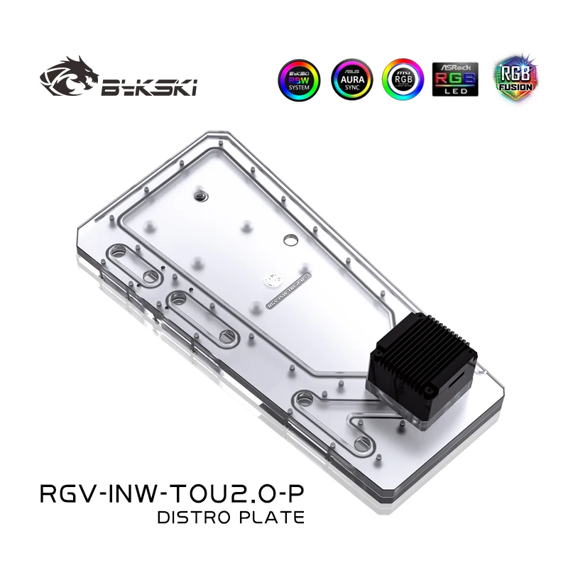 Distro Plate Ddc Pump Combo - BYKSKI อะคริลิค Water Channel Solution ใช้สําหรับ