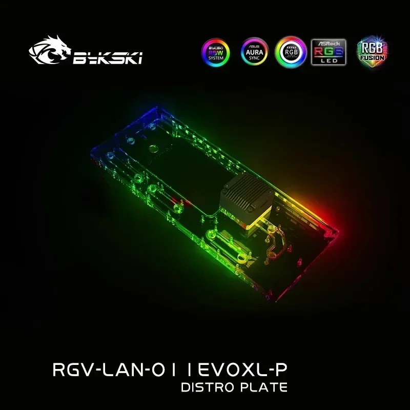 Distro Plate Ddc Pump Combo - Bykski อะคริลิค Distro แผ่น/สําหรับ LIAN LI