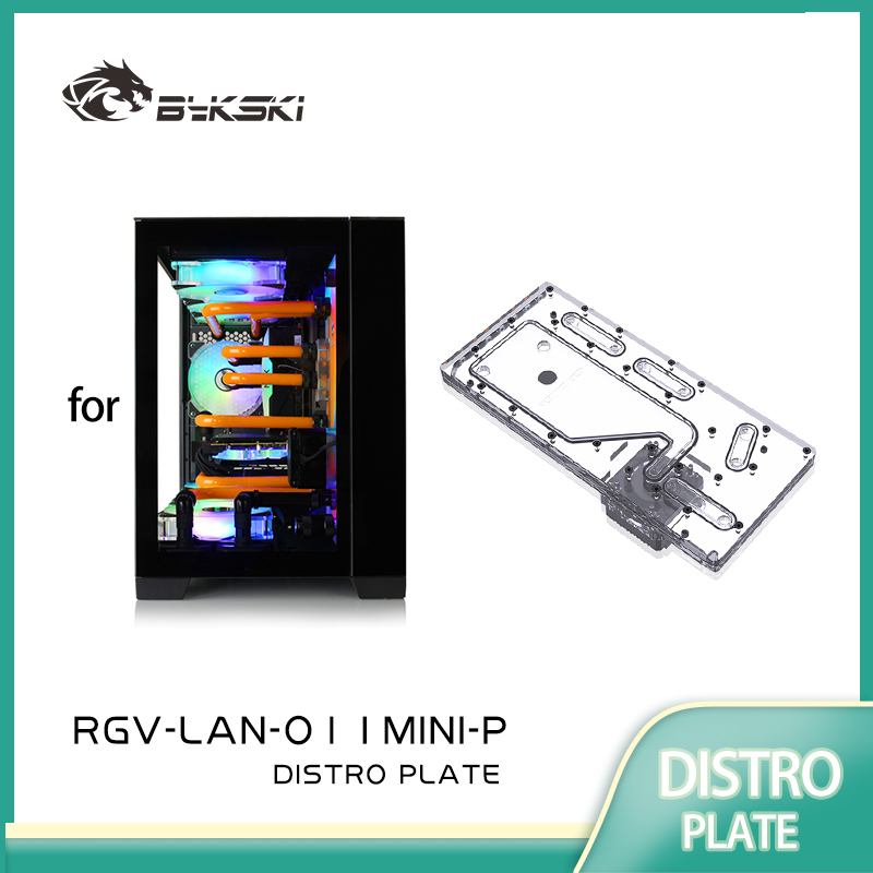 Distro Plate Ddc Pump Combo - แผงระบายความร้อนด้วยน้ำ BYKSKI สำหรับเคสคอมพิวเตอร์ LIANLI O11 MINI