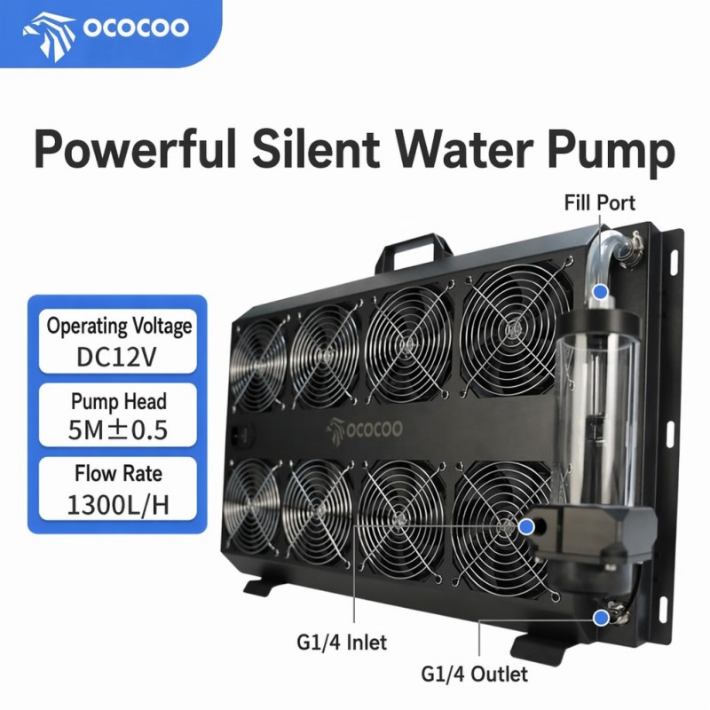 ชุดหม้อน้ำระบายความร้อนภายนอกแ - External Radiator Water Cooling Kit บทวิจารณ์และราคา