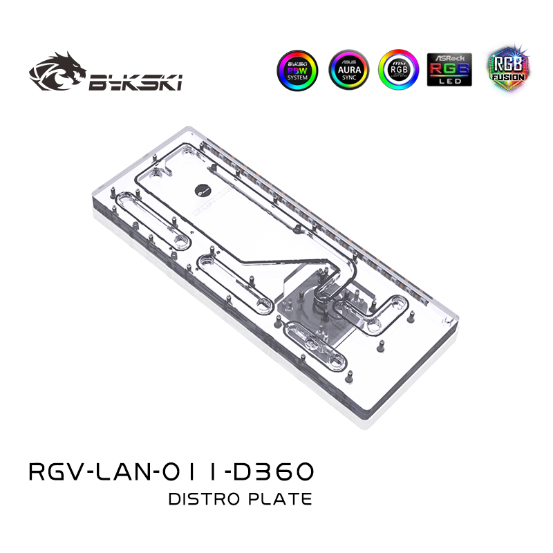 แผ่นอะคริลิค BYKSKI Distro Pla - Distro Plate Ddc Pump Combo บทวิจารณ์และราคา