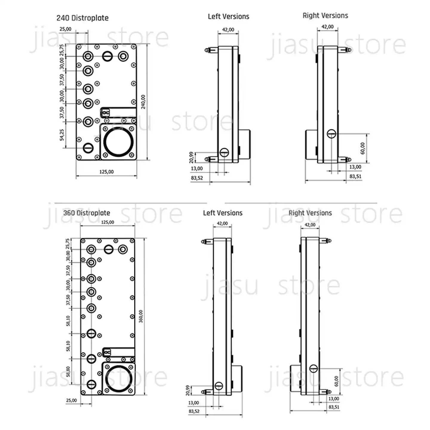 แผ่นกระจายความร้อน Alphacool C - Integrated Pump Reservoir Distro Plate บทวิจารณ์และราคา