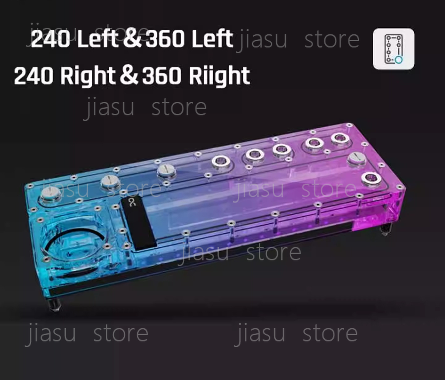 แผ่นกระจายความร้อน Alphacool C - Integrated Pump Reservoir Distro Plate บทวิจารณ์และราคา