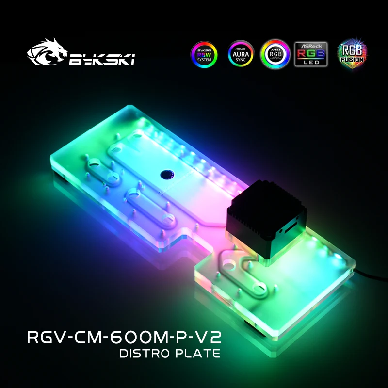 BYKSKI อะคริลิคถังใช้สําหรับ M - Distro Plate Ddc Pump Combo บทวิจารณ์และราคา