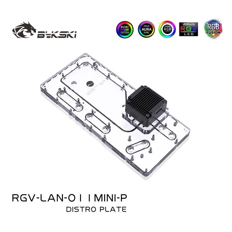 แผงระบายความร้อนด้วยน้ำ BYKSKI - Distro Plate Ddc Pump Combo บทวิจารณ์และราคา
