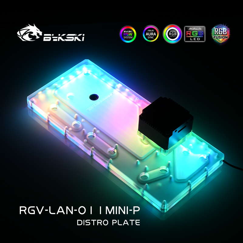 แผงระบายความร้อนด้วยน้ำ BYKSKI - Distro Plate Ddc Pump Combo บทวิจารณ์และราคา