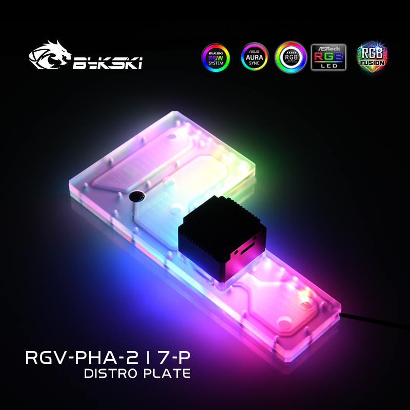 แผ่นอะคริลิค Bykski RGV-PHA-21 - Distro Plate Ddc Pump Combo บทวิจารณ์และราคา