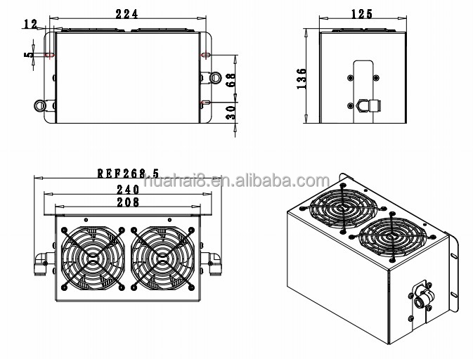 โมดูลทำความร้อนและความเย็นด้วย - Chiller Water Cooling System Pc บทวิจารณ์และราคา