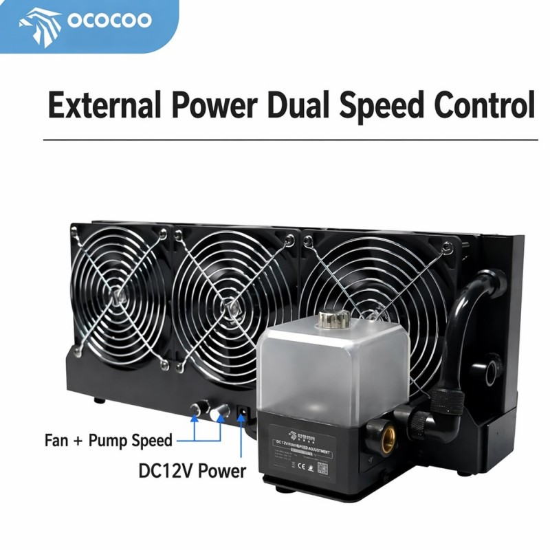ชุดระบายความร้อนด้วยน้ำภายนอก  - External Radiator Water Cooling Kit บทวิจารณ์และราคา